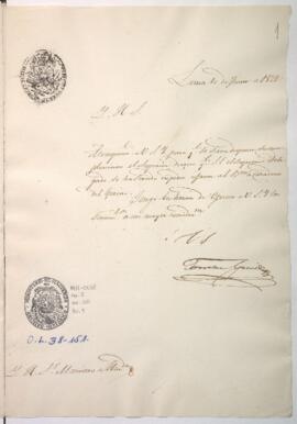 Cumplimiento de superior decreto