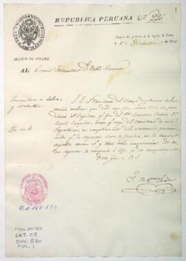 Disposición de pago  a ex-capitán