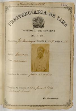 Testimonio de condena