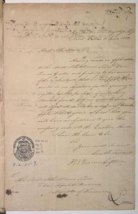 Apertura de registro de embarque