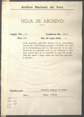 Desalojo de casa