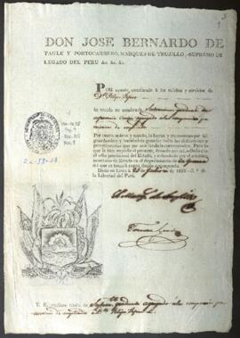 Nombramiento de subteniente