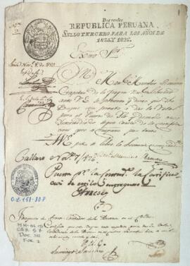 Solicitud de licencia de salida para barco