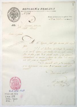 Solicitud para nombrar jefe