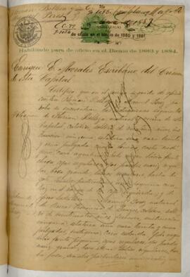 Testimonio de condena