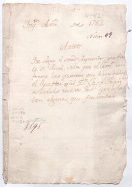Solicitud de informe