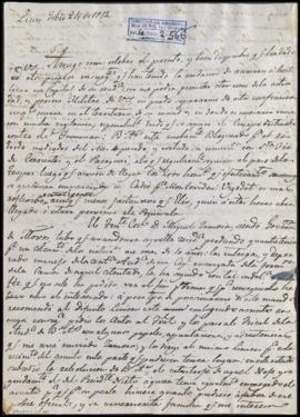 Borrador de carta